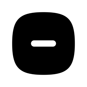 Square Rounded Minus Filled preview