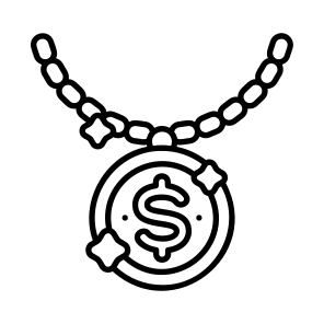    Chain Jewellery + Sparkle icon