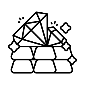    Diamond And Gold icon