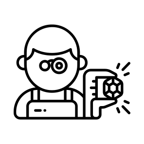    Gem Craftsman + Tool + Jewelry icon