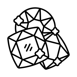    Gemstone + Sparkle icon