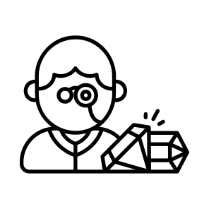    Jeweler Avatar + Jewelry icon