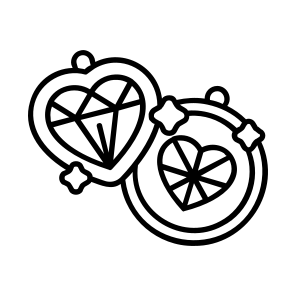    Jewelry Love Badge + Sparkle icon