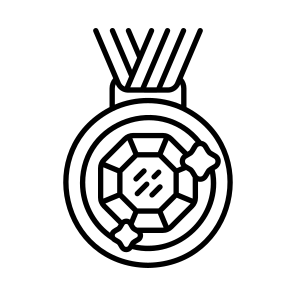    Jewelry Medal + Sparkle icon