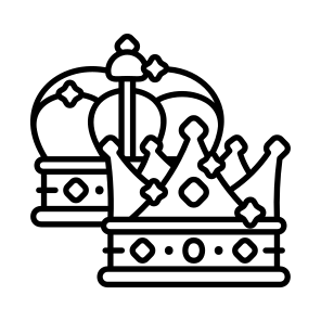    King And Queen Crown icon
