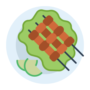    Satay icon