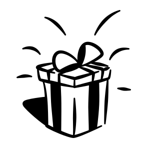 Gift  Box  Present  Surprise  Celebration  Packaging  Party  Wrapping  Ribbon  Festive icon