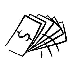 Money  Dollar  Finance  Currency  Cash  Savings  Wealth  Economy  Bank  Payment icon