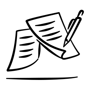 Paper  Pen  Writing  Document  Office  Note  Work  Tool  School  Stationery icon