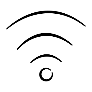Signal  Wifi  Internet  Network  Connection  Tech  Wireless  Bar  Communication  Data icon