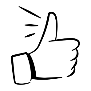 Thumb  Up  Like  Approval  Success  Agreement  Positive  Symbol  Support  Gesture icon