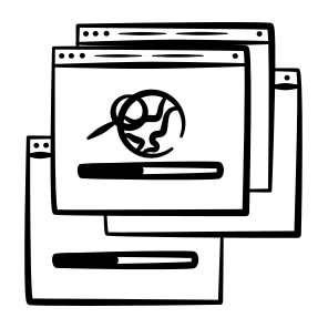 Web  Browser  Internet  Page  Online  Website  Technology  Tab  Navigation  Digital icon