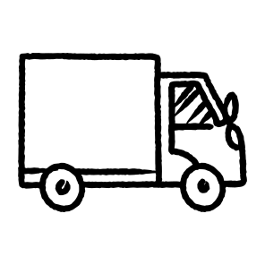 Van, Transport, Vehicle, Delivery, Cargo, Road, Travel, Shipping, Logistics, Supply icon