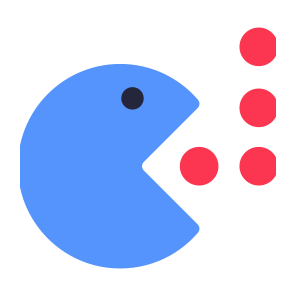 Pacman Game, Ghost Game, Eating Game, Bubble Game, Video Game icon