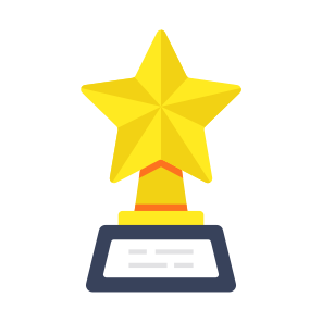 Star Trophy, Award, Reward, Achievement, Triumph, icon
