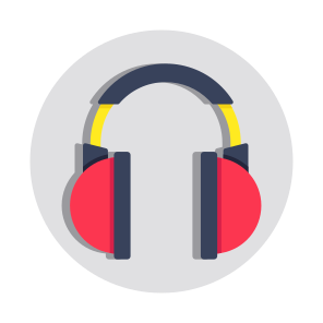 Headphones, Listening Device, Headset, Earphones, Earset, icon