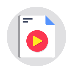 Mp4 File, File Format, Filetype, File Extension, Document icon
