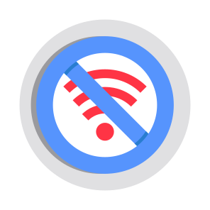 No Wifi, Wireless Network, Broadband Connection, Internet Signal, Wlan icon