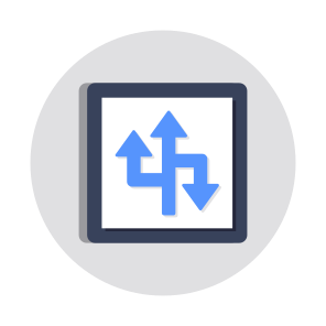 Directional Arrows, Navigational Arrows, Arrowheads, Pointing Arrows, Triple Direction Arrows ,vectors icon