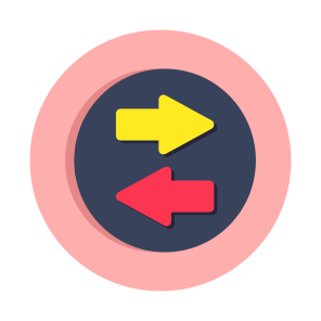 Opposite Direction Arrows, Arrowheads, Pointing Arrows, Directional Arrows, Up Down Arrows icon