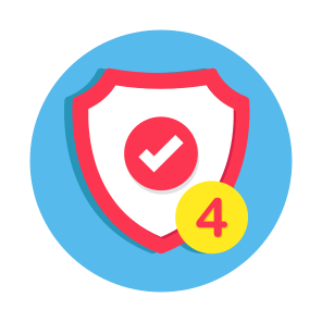 Security Shield, Safety Shield, Buckler, Protection Shield, Verified Shield, icon