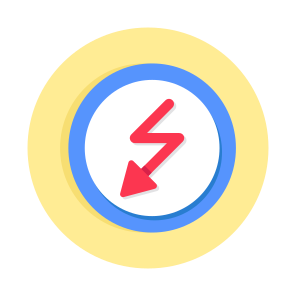 Zigzag Downward Arrow, Arrowhead, Pointing Arrow, Directional Arrow, Navigation Arrow icon