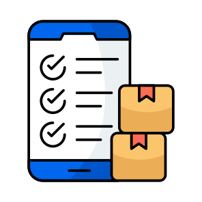 Mobile List, Logistic Plan, Checklist, Todo List, Worksheet icon