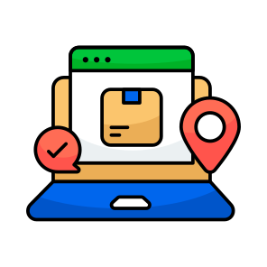Online Parcel, Online Package, Online Delivery, Online Parcel Order, Logistic Delivery icon