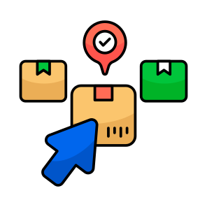 Parcel Location, Parcel Tracking, Package Location, Package Direction, Geolocation,vector icon