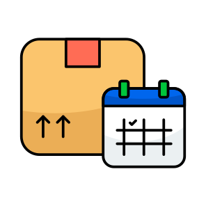 Parcel Schedule, Logistic Schedule, Delivery Schedule, Delivery Reminder,icons icon