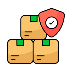 Parcel Security, Parcel Protection, Package Security, Package Protection, Secure Parcel, icon