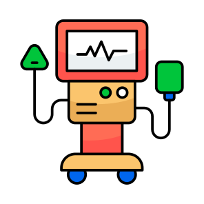 Ecg Monitor, Ekg, Electrocardiogram, Cardiogram Machine, Heartbeat,icons icon