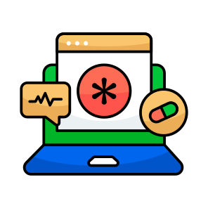 Medical Website, Healthcare Website, Web Medication, Online Healthcare, Online Medication icon