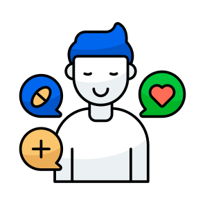 Patient, Sick Person, Medical Chat, Message, Text icon