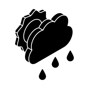 Cloud Setting, Cloud Gear, Cloud Development, Cloud Management, Cloud Cogwheel icon
