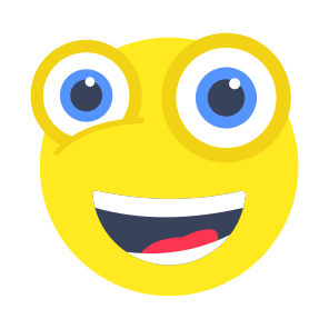 Emoji, Emoticon, Emotag, Smiley, Surprised Face,flat icon