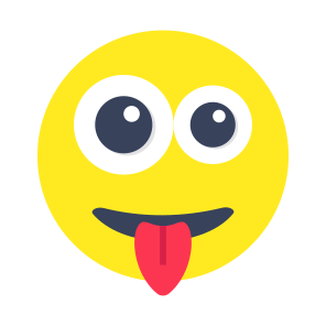 Emoji, Emoticon, Emotag, Smiley, Tongue Out Face,vector icon