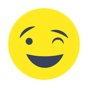 Emoji, Emoticon, Emotag, Smiley, Winking Face icon