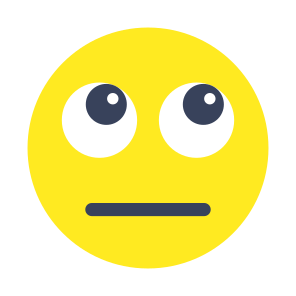 Rolling Eyes Emoji, Emoticon, Emotag, Smiley, Face Expression,icons icon