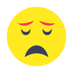 Weary Emoji, Emoticon, Emotag, Smiley, Face Expression icon