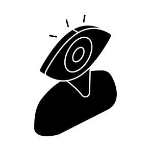 Monitoring, Inspection, Visualization, Vision, View icon