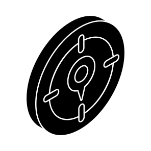 Target Location, Target Map, Target Gps, Target Pin, Target Pointer icon