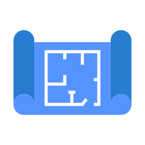 Blueprint, Home Design, House Map, Home Sketch, House Sketch,vector icon