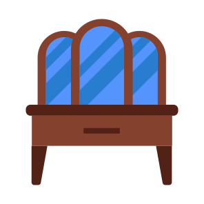 Vanity Mirror, Looking Glass, Reflector, Folding Mirror, Hand Mirror ,vectors icon