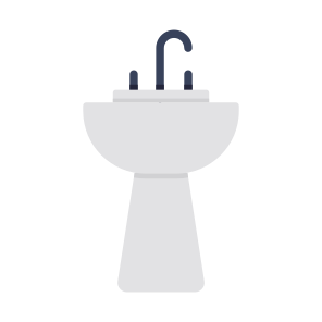 Washbasin, Wash Bowl, Sink, Lavabo, Washstand, Icons icon