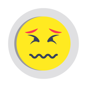 Emoji, Emoticon, Emotag, Smiley, Fearful Face icon