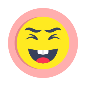 Emoji, Emoticon, Emotag, Smiley, Happy Face,flat icon