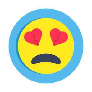 Emoji, Emoticon, Emotag, Smiley, Heart Eyes Face,vector icon