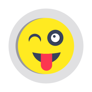 Emoji, Emoticon, Emotag, Smiley, Tongue Out Face icon