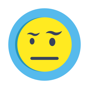 Expressionless Emoji, Emoticon, Emotag, Smiley, Face Expression icon